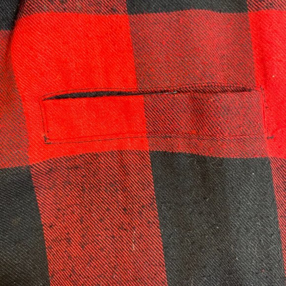 Branded Lion Black & Red Plaid Quilted Zip Front Vest NWOT Women's Size XL - Picture 10 of 14